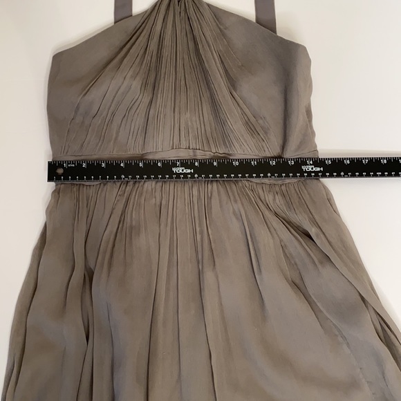 J Crew Halter Taupe Dress Size 8Petite - Picture 7 of 11